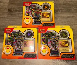 Pokemon Day 2026 Sealed Promo Kits Lot of 3 Pikachu Coin Pokemon TCG - Image 1