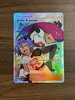 Pokemon Jessie & James (Full Art) 68/68 Hidden Fates - ultra rare Holo - Image 1