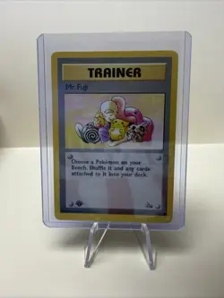 Pokemon TCG 1st Edition Jungle Mr. Fuji Trainer-NM - Image 1