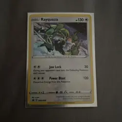 Pokemon TCG Rayquaza SWSH Black Star Promo SWSH029 Holo Promo - Image 1