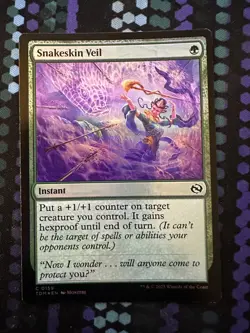 Snakeskin Veil FOIL Tarkir: Dragonstorm MTG NM - Image 1