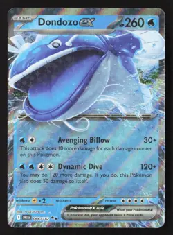Dondozo ex 066/182 Double Rare Destined Rivals Pokemon NM - Image 1