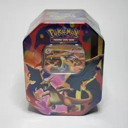 Pokemon TCG Mega Charizard Both X And Y Factory Sealed Tins - Image 3