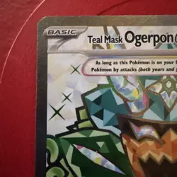 Pokemon TCG Card Teal Mask Ogerpon EX 190/167 Twilight Masquerade Full Art - NM - Image 2