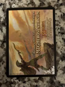 Elspeth Sun’s Champion Emblem Token MTG Magic the Gathering Card NM Mint Theros - Image 2