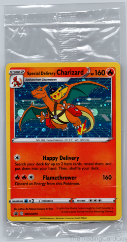 Special Delivery Charizard SWSH075 - Pokemon Center Exclusive - SEALED - Image 1