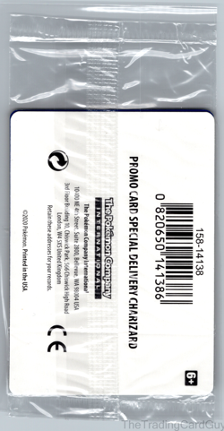 Special Delivery Charizard SWSH075 - Pokemon Center Exclusive - SEALED - Image 2