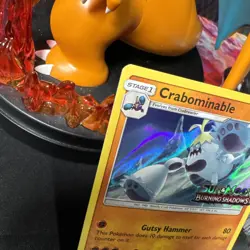 Crabominable SM47 STAMPED - Burning Shadows : Prerelease Promo -Pokemon TCG 2017 - Image 2