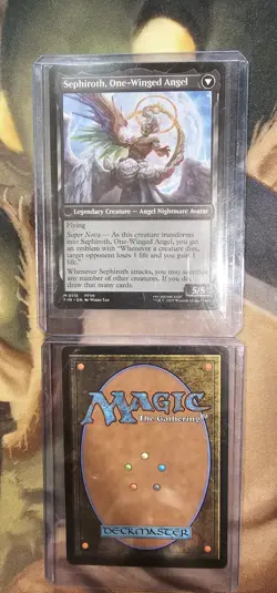 Sephiroth Fabled Soldier Final Fantasy MTG Mythic Card NM Condition - Image 2