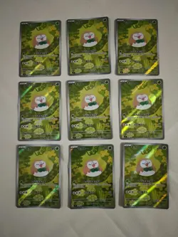 Rowlet AR Art Rare 082/080 (Japanese) Pokemon M3: Nihil Zero Holo JM64 - Image 1