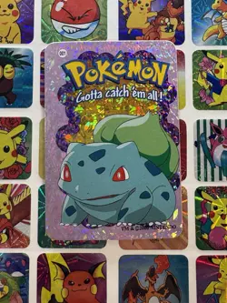 Pokemon Bulbasaur Vintage Vending Rare HOLO Prism Sticker 2000 Nintendo - Image 2
