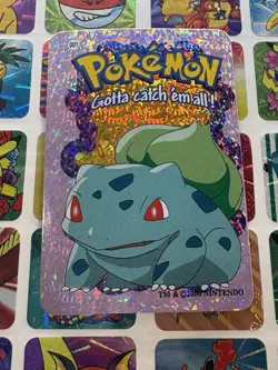 Pokemon Bulbasaur Vintage Vending Rare HOLO Prism Sticker 2000 Nintendo - Image 3