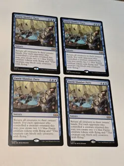 4x Fairie Slumber Party - Wilds of Eldraine - Near Mint - MTG - Image 1