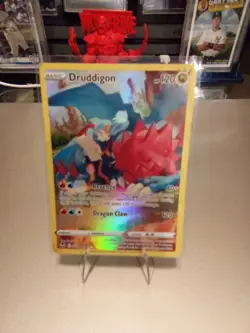 2022 Pokemon Sword & Shield Silver Tempest Full Art Holo Druddigon 9/30 - Image 1