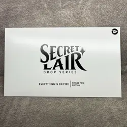 Secret Lair Drop Everything Is On Fire Raised Foil Edition SLD MTG NEW - Image 1