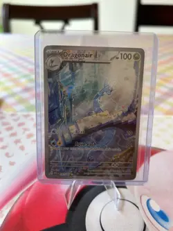 Pokemon TCG Dragonair 181/165 Scarlet & Violet 151 Holo Illustration Rare Card - Image 1