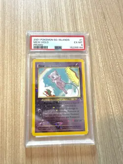 2001 Pokemon Southern Islands Mew Promo 1/18 Reverse Holo Foil PSA 6 - Image 1