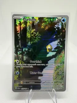 2023 Pokemon SV 151 Psyduck Illustration Rare #175/165 NM - Image 1