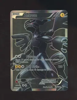 2011 Pokemon Black & White Zekrom Full Art #114/114 - Image 1