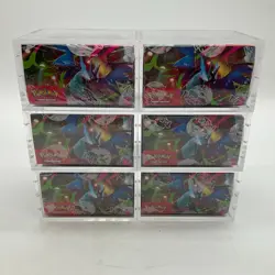 Lot of (6) Pokemon TCG Mega Evolution Phantasmal Flames Booster Boxes w/Acrylic - Image 5