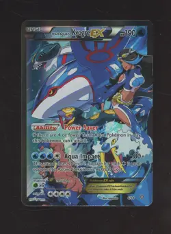 2015 Pokemon Double Crisis Team Aqua's Kyogre EX #6 /34 - Image 1