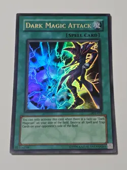 1996 Yu-Gi-Oh #AST-095 "Dark Magic Attack" Ultra Rare - Image 1