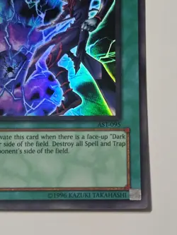 1996 Yu-Gi-Oh #AST-095 "Dark Magic Attack" Ultra Rare - Image 3