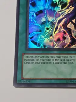 1996 Yu-Gi-Oh #AST-095 "Dark Magic Attack" Ultra Rare - Image 4