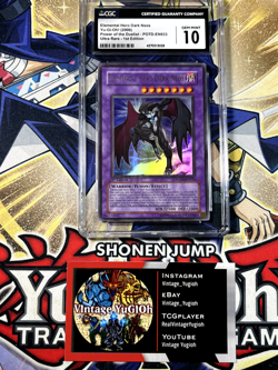 Yugioh CGC 10 Elemental Hero Dark Neos POTD-EN033 1st Edition Ultra Rare PSA - Image 1