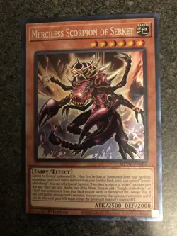 Yugioh - Merciless Scorpion Of Serket MZTM-EN002 - Collectors Rare - NM - Image 1