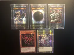 Yugioh Orica Lot: The Wicked Dreadroot, Eraser, Avatar, Harpie Lady, Osiris - NM - Image 1