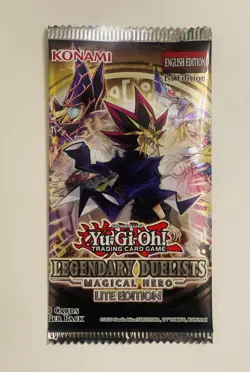 Yugioh Legendary Duelists Magical Hero 1st Edition Booster Pack Lite Edition - Image 1