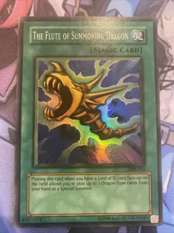 (LTV) Yu-Gi-Oh! The Flute of Summoning Dragon SDK-042 Unlimited Super Rare VLP - Image 1