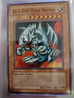 2003 Yu-Gi-Oh Blue Eyes Toon Dragon SDP-020 PSA 8 NM-MT - Image 2