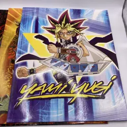 Yu-Gi-Oh! Yugioh Folder Lot Of 4 1996 STARPOINT 3 Ring Hole Pockets Binder - Image 3