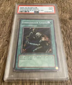Yu-gi-oh! RARE Gravedigger Ghoul LOB-065 First Edition PSA Mint 9 - Image 3