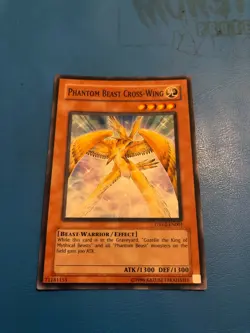 YUGIOH Super Rare Phantom Beast Cross-Wing GX02-EN001 - Image 1