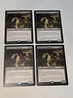 4x Malevolent Witchkite - Wilds of Eldraine - Near Mint - MTG - Image 1