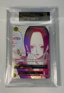 2026 One Piece OP14-118 Alternate Art You'll Frighten Me.. BGS 10 BLACK LABEL - Image 1