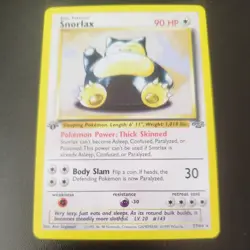 Pokemon card Snorlax Jungle 1st Edition Non-Holo Rare Card 27/64 1999 WOTC 🔥 - Image 1
