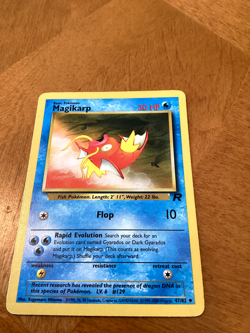 Magikarp 47/82 Team Rocket Set Pokemon Card WOTC - Image 1