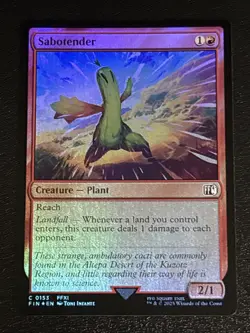 MTG Final Fantasy Sabotender Foil 0153 NM - Image 1