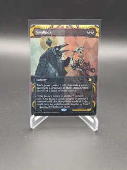 Smallpox - Secrets of Strixhaven - Borderless - Foil - MT/NM - Image 1