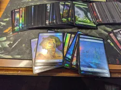 MTG Magic The Gathering Full Art And Foil Land Lot 200+ Final Fantasy Wastes - Image 2