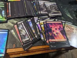 MTG Magic The Gathering Full Art And Foil Land Lot 200+ Final Fantasy Wastes - Image 3