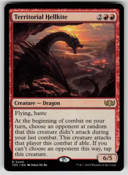 Territorial Hellkite Normal R Commander: Tarkir: Dragonstorm 240 NM - Image 1