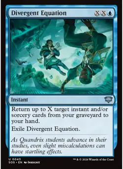 Divergent Equation (Foil) 43 MTG NM - Secrets of Strixhaven - Image 1