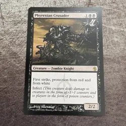 Phyrexian Crusader - Mirrodin Besieged - MTG Magic the Gathering - LP - Image 1