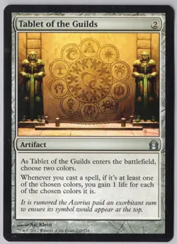 1x Tablet of the Guilds - Return to Ravnica - Near Mint - Image 1