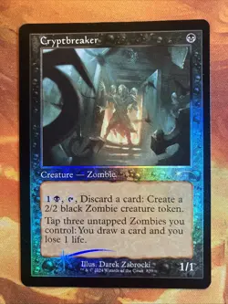 MTG Foil Retro Frame Cryptbreaker Secret Lair Drop Series Near-Mint Zombie!! - Image 1